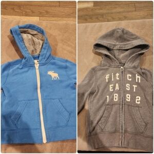 Abercrombie Kids Blue and Brown Hoodies